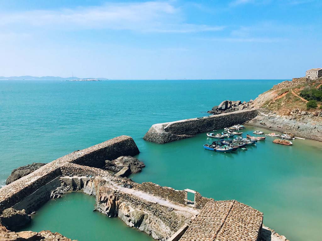 平潭东庠岛渔船避风塘