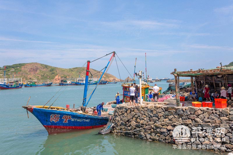 平潭东庠岛码头渔船