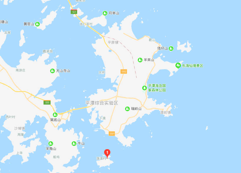 平潭塘屿岛位置